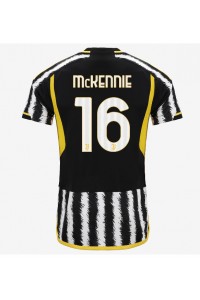 Juventus Weston McKennie #16 Jalkapallovaatteet Kotipaita 2023-24 Lyhythihainen